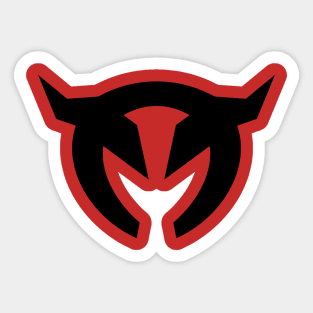 Devil Logo Simple Sticker